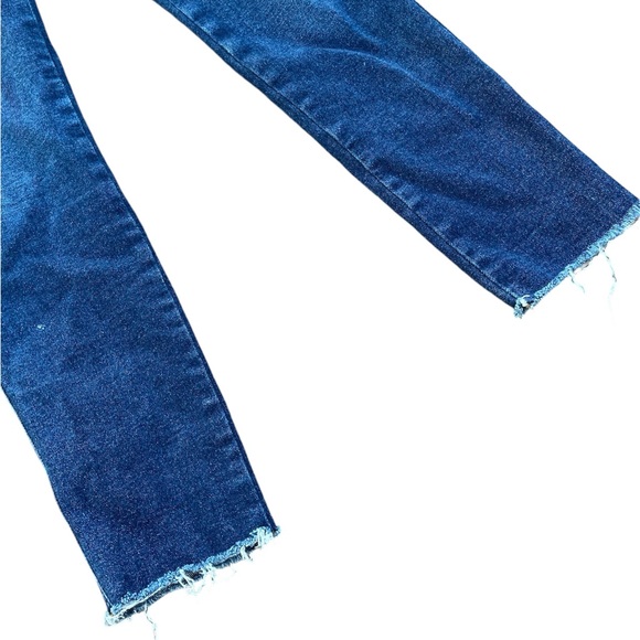 Free People We The Free Raw Hem High Rise Stretch Skinny Cropped Jeans - Picture 3 of 6